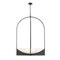 Z-Lite Devon Chandelier, 8-Light, 32 In.W x 48.5 In.H, Matte Black/Sand Blast 1947-48MB - alternate 2
